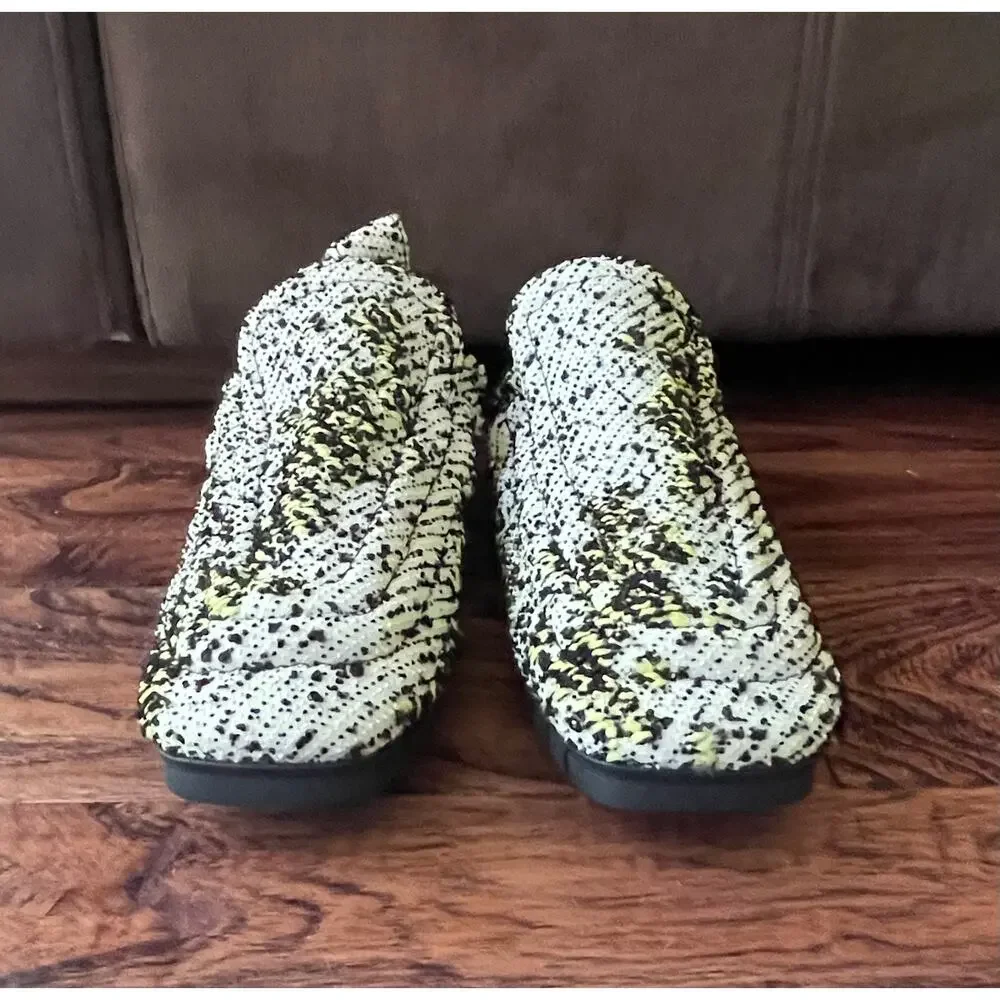 $1095 NIB Bottega Veneta Mens White Multi Terry Cloth Knit Slip-On Loafers 40(7)